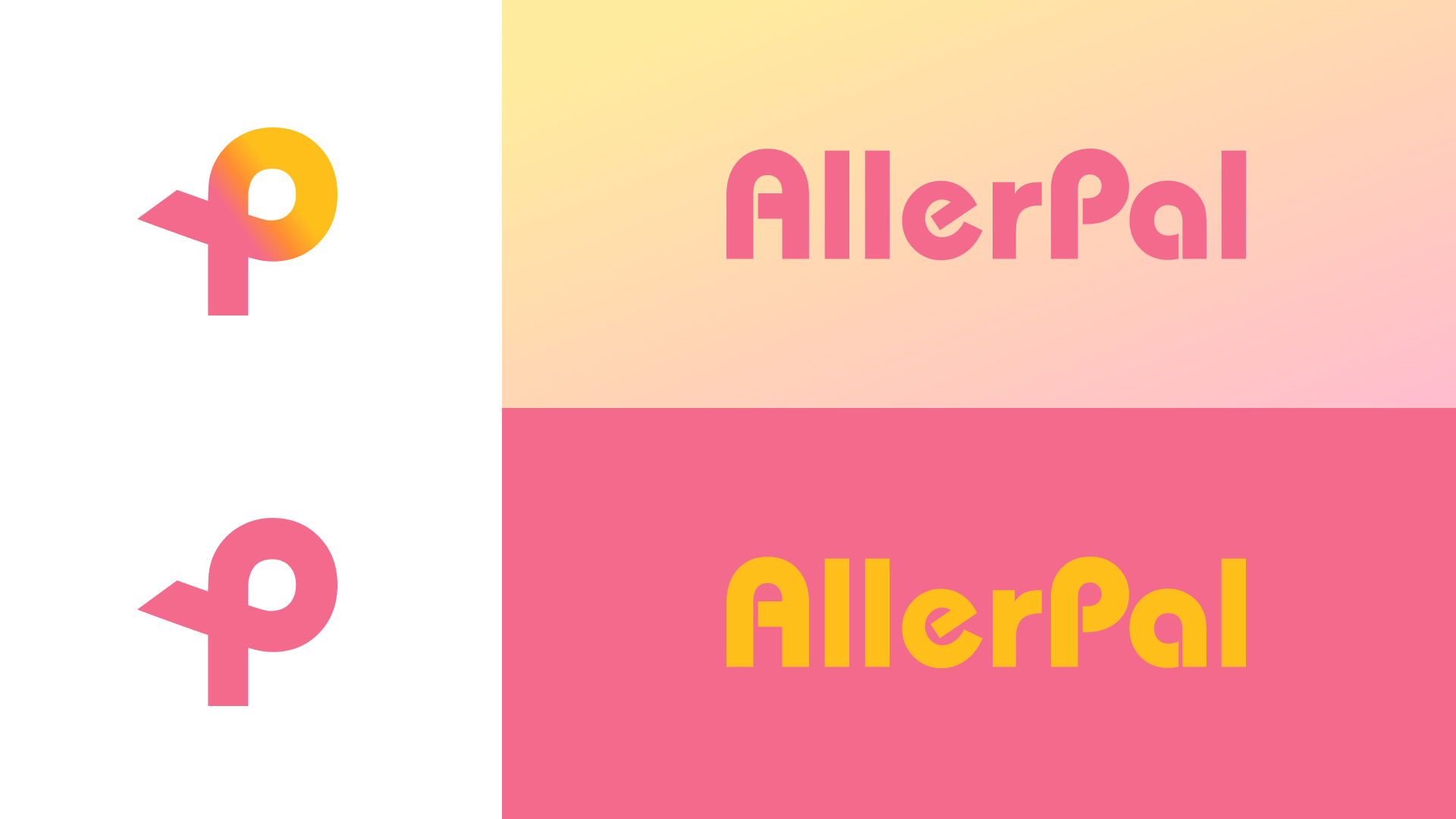 AllerPal logo system exploration