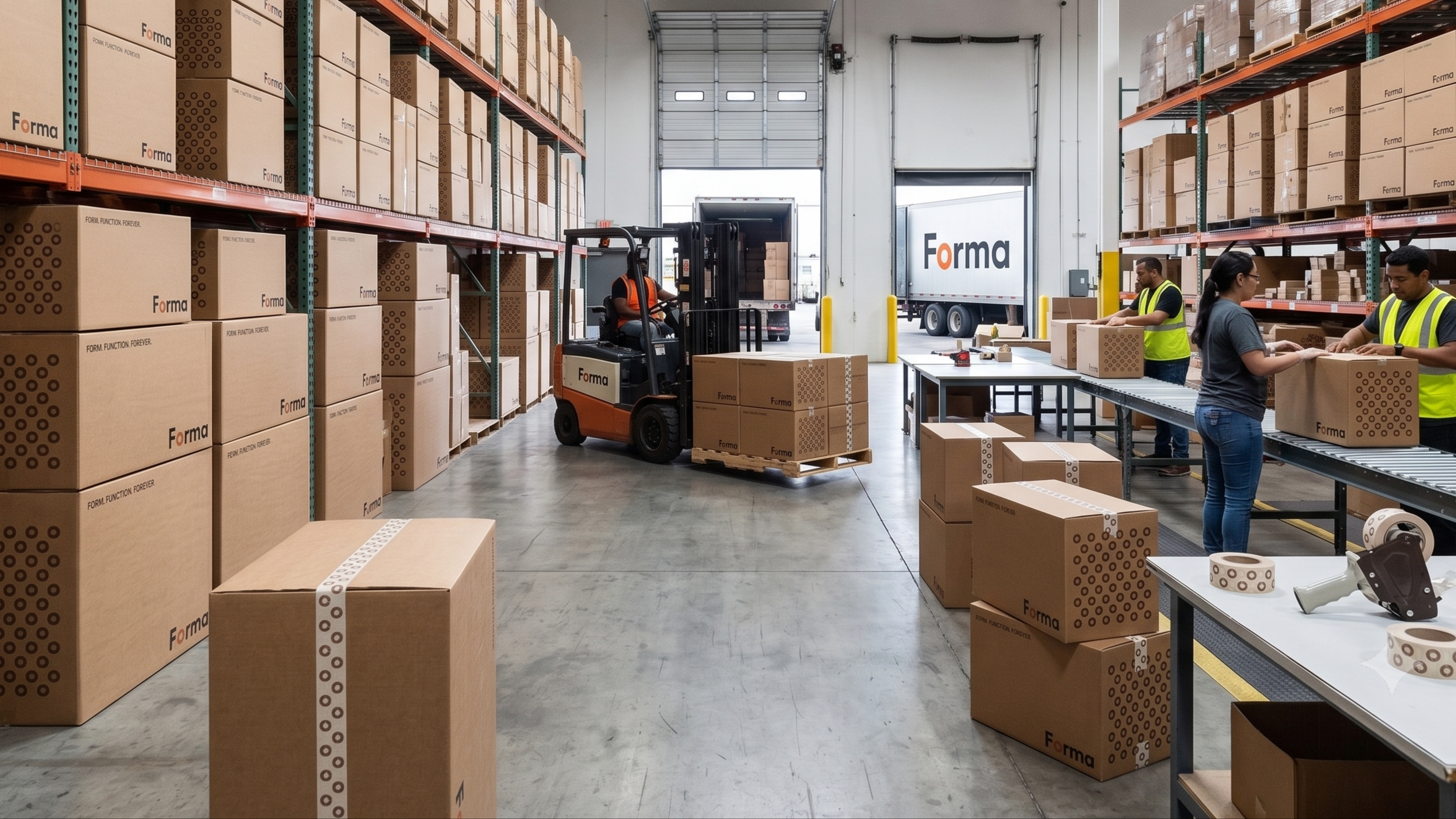 Forma warehouse and fulfillment system